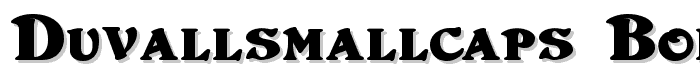 DuvallSmallCaps Bold font
